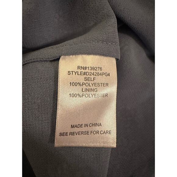 Daniel Rainn Women's Lanea Split Neck Button Floral Top Blouse Size S Blue NWT - Picture 6 of 6